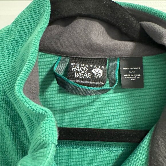 Mountain Hard Wear Men’s Sweater with Zipper — Green | Size Medium - Picture 3 of 4